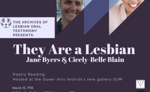 Archives of Lesbian Oral Testimony (ALOT) presents They are a Lesbian